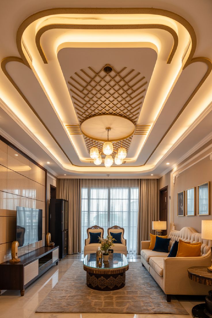 Living Room Statement Ceiling